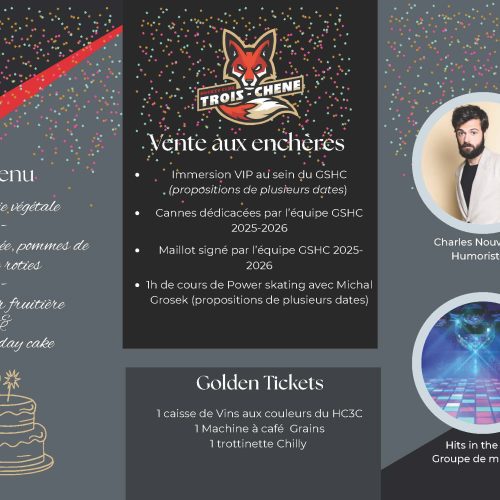 PROGRAMME DU GALA DES 25 ANS